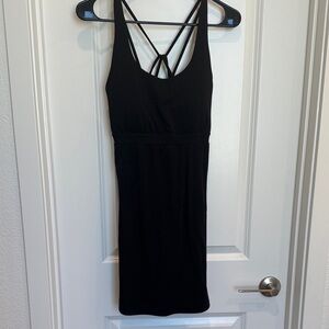 SOMA black strap back dress